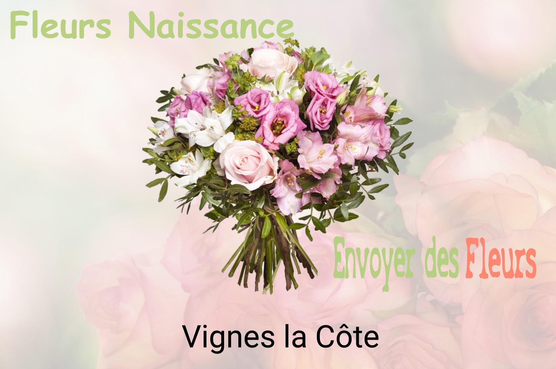 Bouquet de fleurs de naissance livré à Vignes-la-Côte